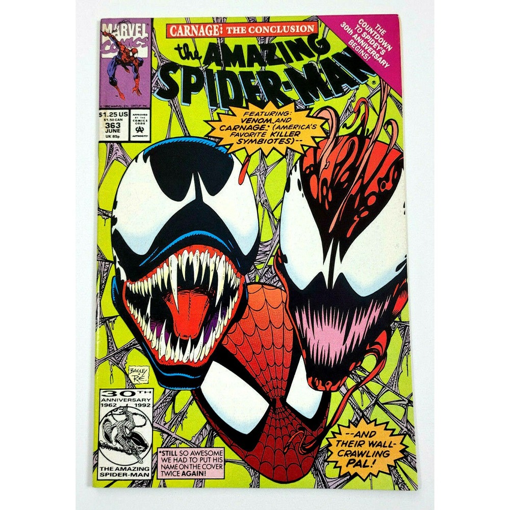 AMAZING SPIDER-MAN #363 (1992) - 3RD APPEARANCE OF CARNAGE VENOM‎ APPEARANCE